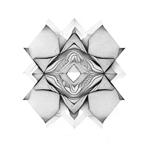 Hexagon Wavy Art 3D