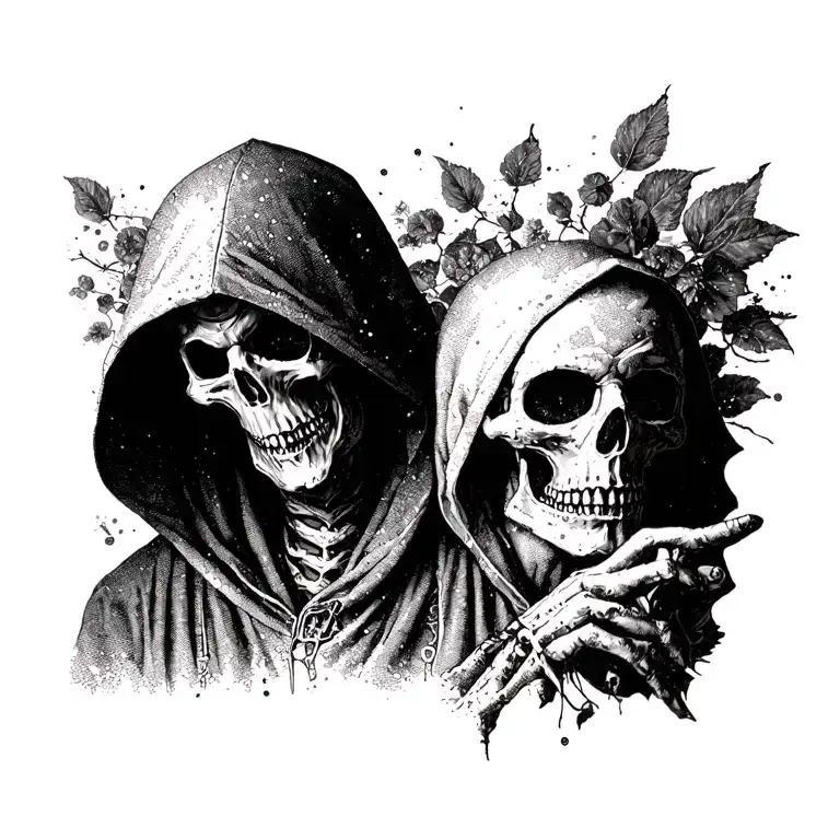 Death As A Hooded Figure