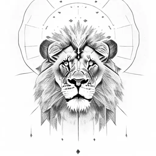 Lion With Spartan Warrior