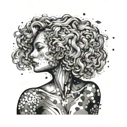 A Symbolic Representation Of Sadness Transforming Into Strength