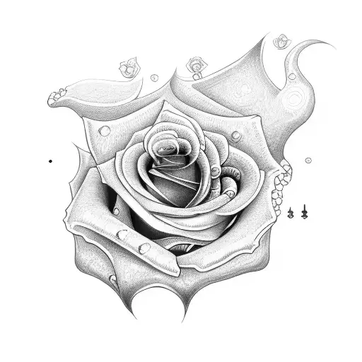 Dog Passed Away With Rose