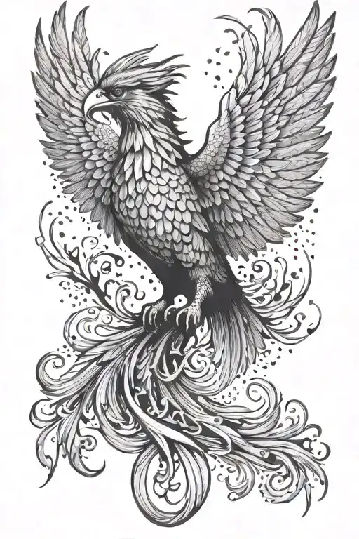 Phoenix Rising From Ashes