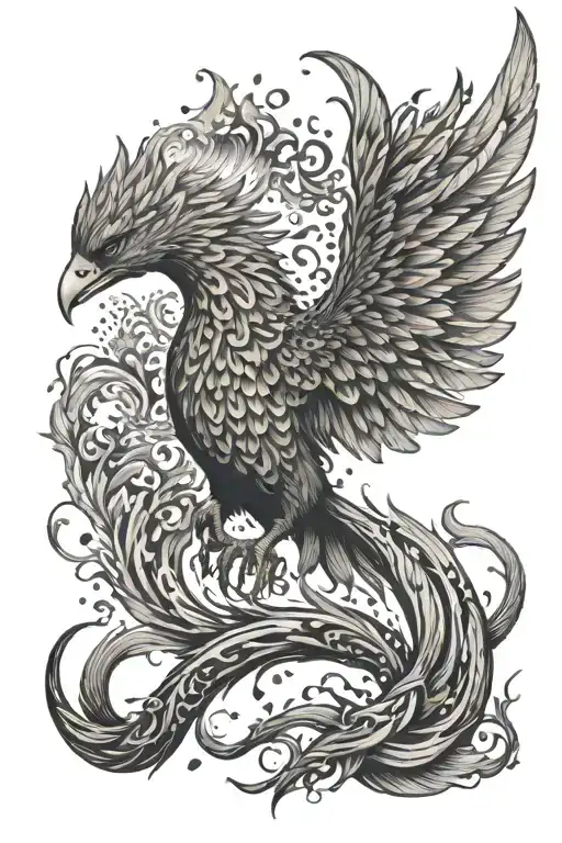 Phoenix Rising From Ashes