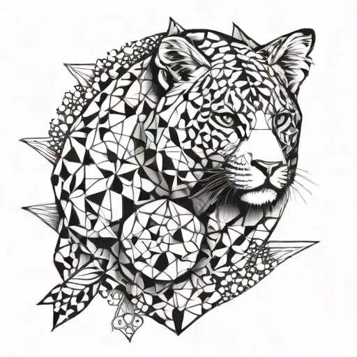 Design A Geometric Tattoo With Each Shape Symbolizing A Different Aspect Of Your Kids' Personalities