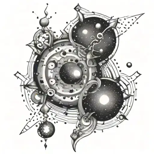 A Unique Design Combining Elements Of Galaxies And Love To Represent Your Devotion To Your Wife