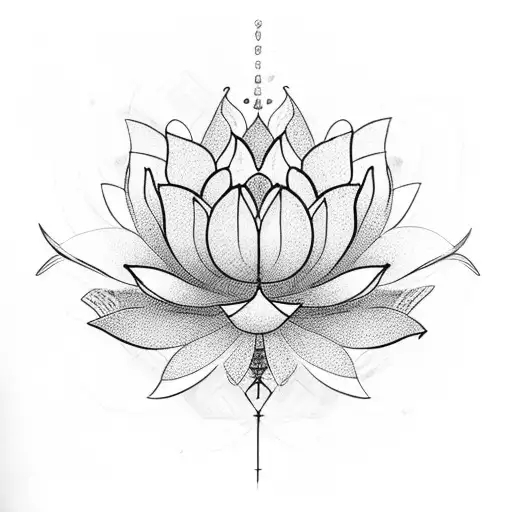 Lotus With Red Colour