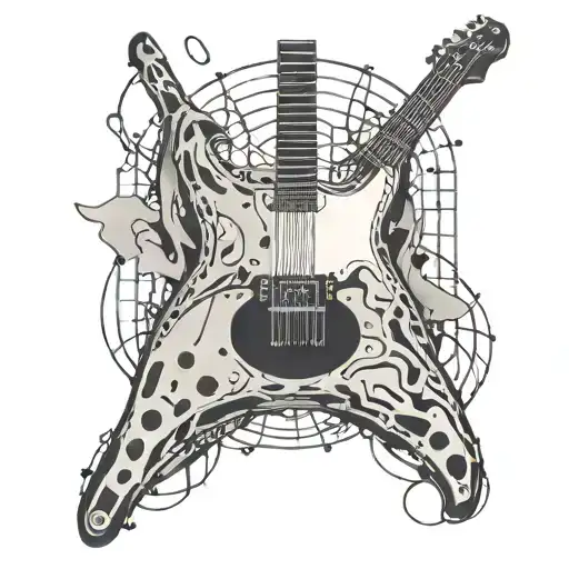 Broken Guitar In A Cage