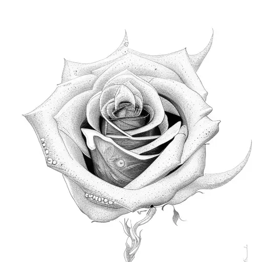 Rose With Jennifer As Stem