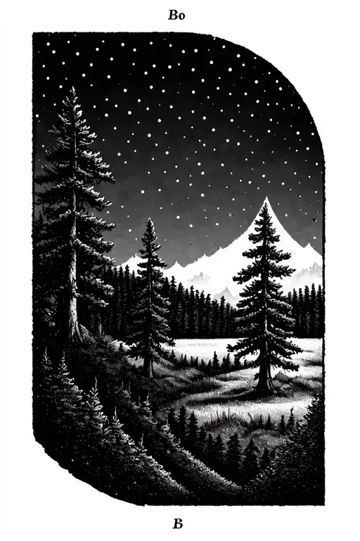 Pine Forest Landscape