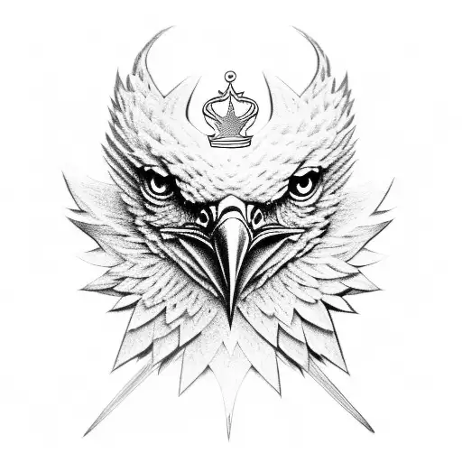 Syrian Eagle With Crown