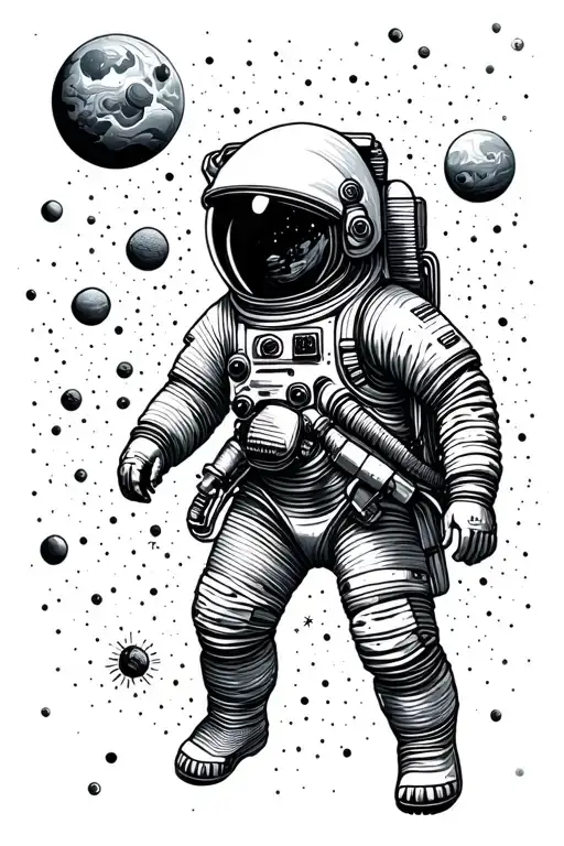 Space With Astronaut