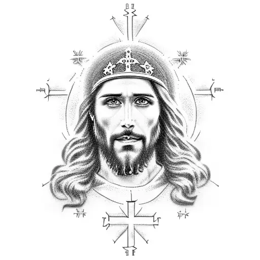 Jesus Christ Wearing Military Clothing