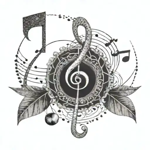 Music Notes Mandala