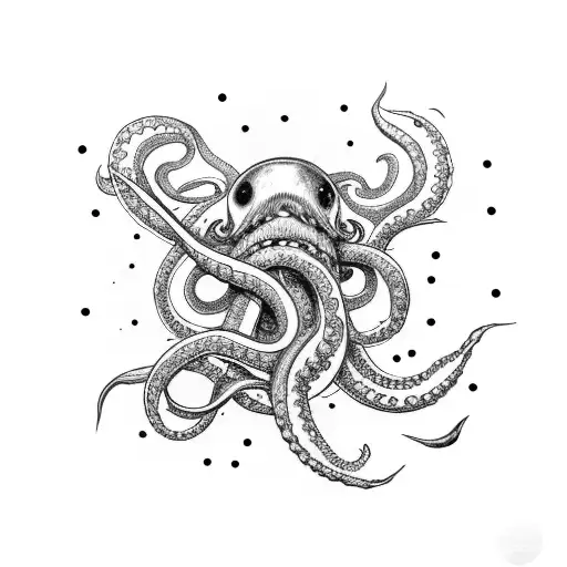 Kraken Reaching Into The Universe Trying To Grab A Comment