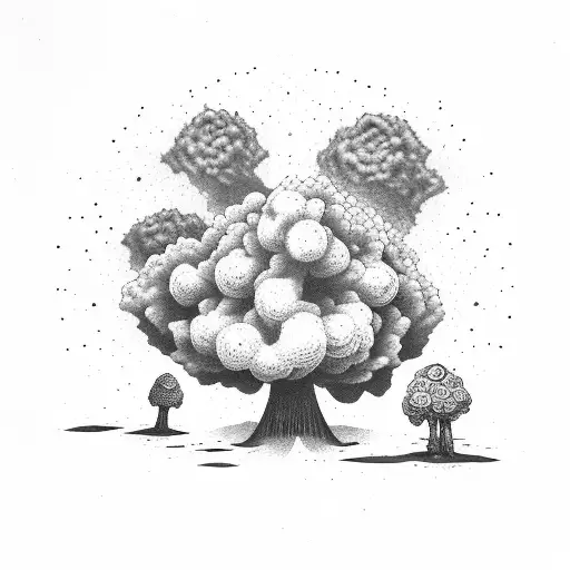 Children Plant Flowers In The Shadow Of A Nuclear Explosion