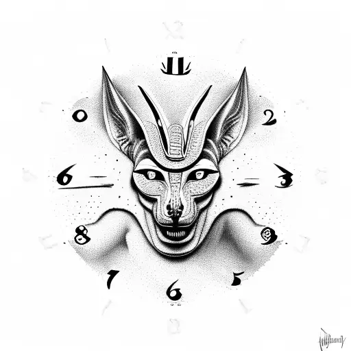 Anubis And Clock