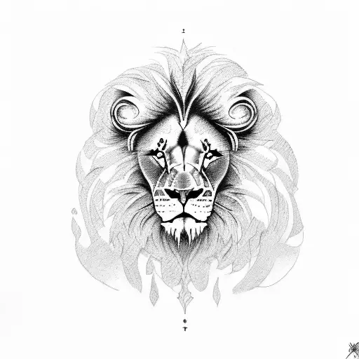 Lion And Skull