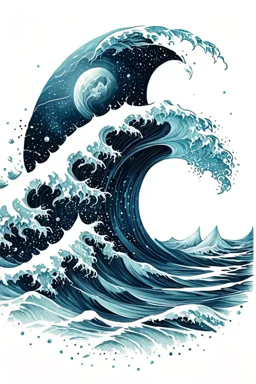 Ocean To Universe Becomes A Wave