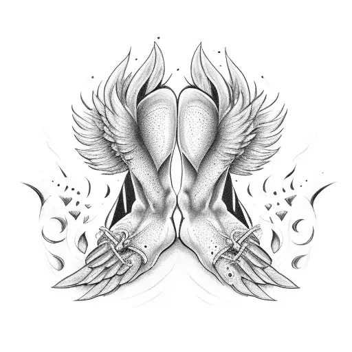 Time With Daughter Feet And Fire And Wings And Undisputed