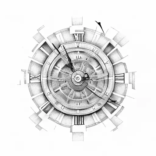 Clock Tearing And Meltin