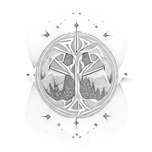 Cross Shape As A Tree