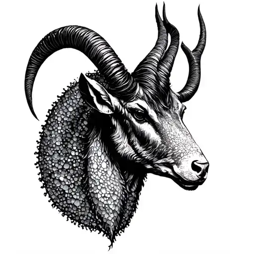 Capricorn Cyberpunk Inspired