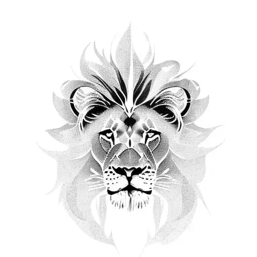 Lion With Name Yahir