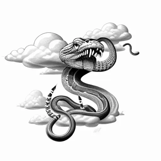 Agressive Snake Choking Cloud