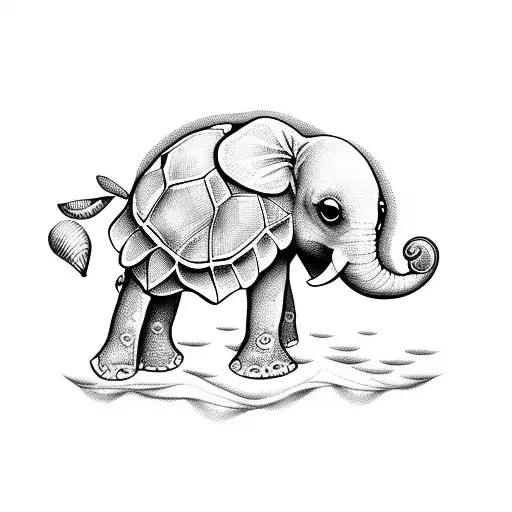 Baby Sea Turtle Elephant