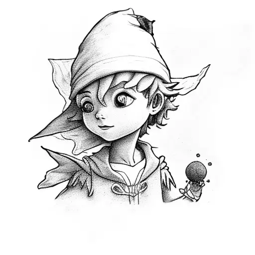 The Little Prince Looking At Peter Pan And Wendy