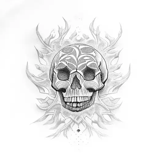 Tree Of Life In A Skull