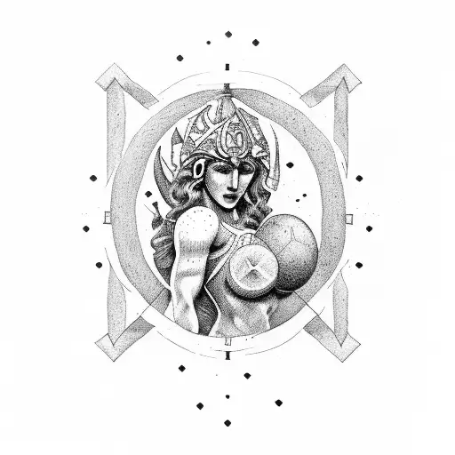 Atlas The Greek God As A Woman Carrying The World