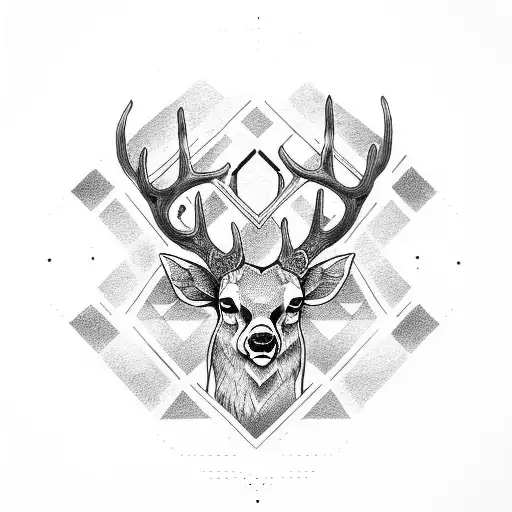 Dharma Wheel Deer