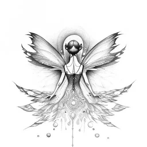 Fairy Wings Most Detailing With Earth Elements