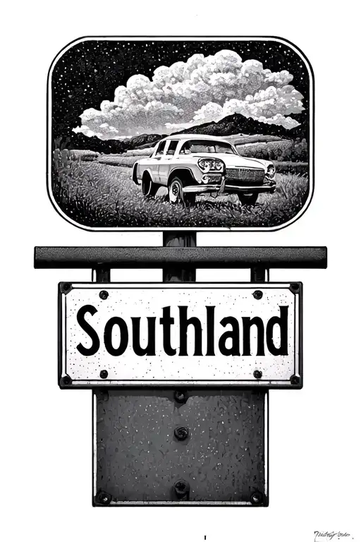 Southland Street Sign