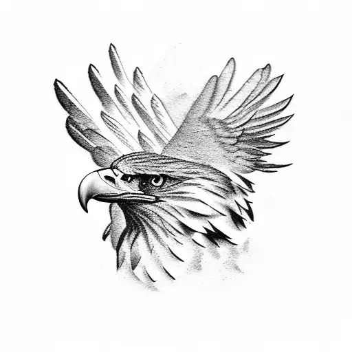 Eagle Fighting Crows