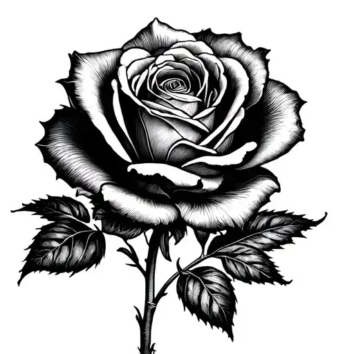 Pure Rose With Quote 'Find Someone Who Grows Flowers In The Darkest Parts Of You'