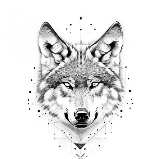 Wolf And Moose Next To Each Other