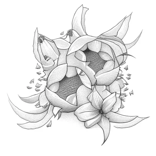 Robin With Daffodils