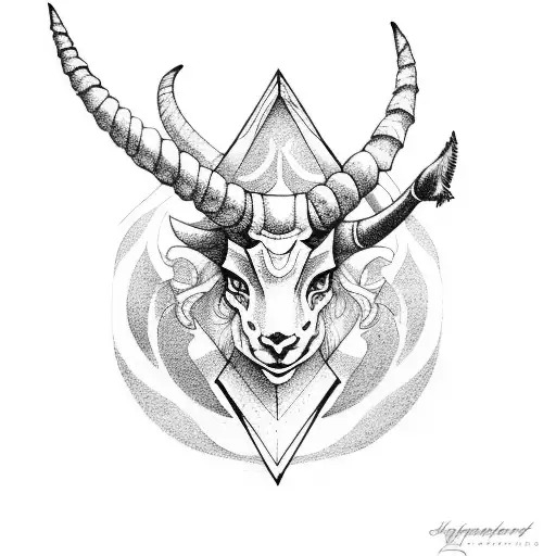 Capricorn With Shadow