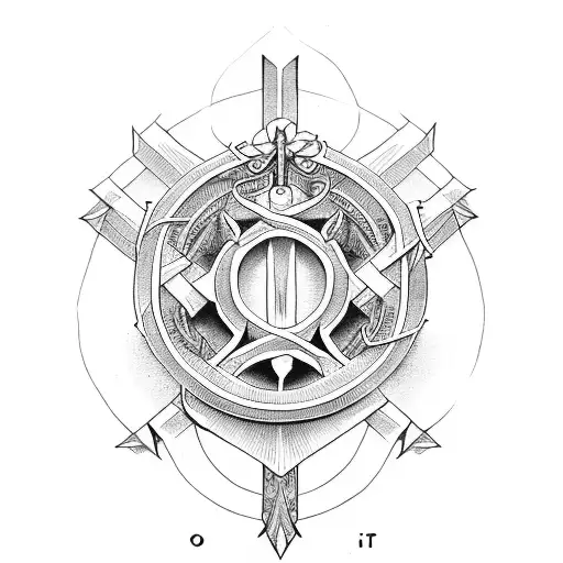 Jesus Cross With Capricorn Sign