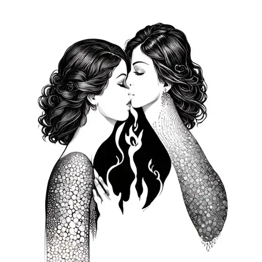 Eternal Flame Mother Daughter Thumbs