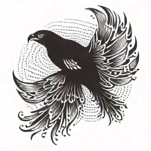 A Software Engineer Symbolically Represented As A Phoenix Bird