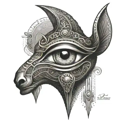 Anubis Eye Of Ra Egyptian God