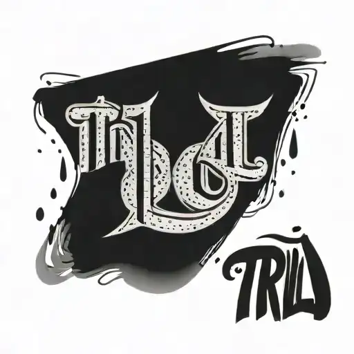 Cover Up Tattoo Of Large Letters Where It Says Trillo With A Nice Design