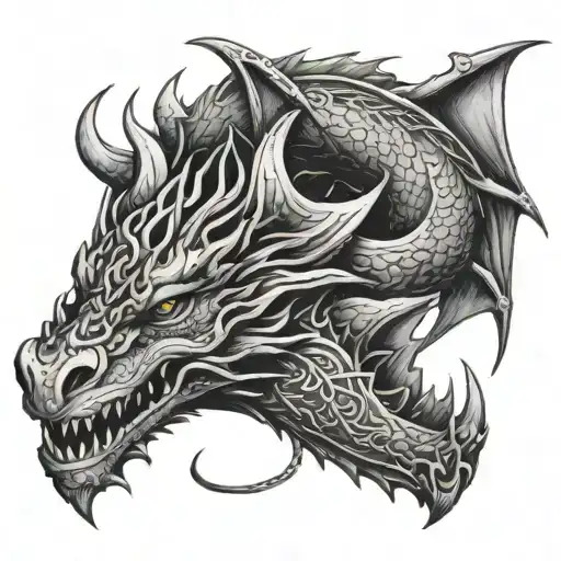 Celtic Dragon Sleeping