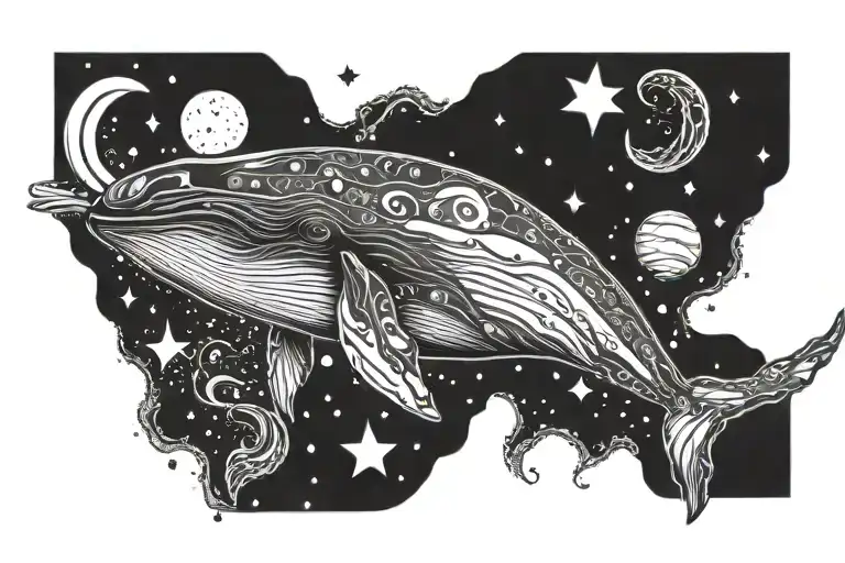 Whale And Space