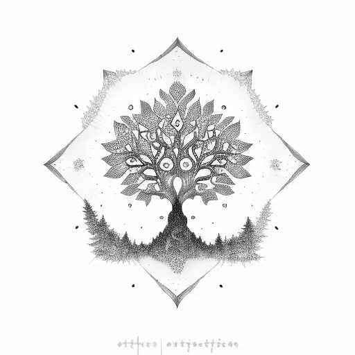 Mandala And Tree