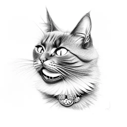 Black Cat With Hairband In Mouth