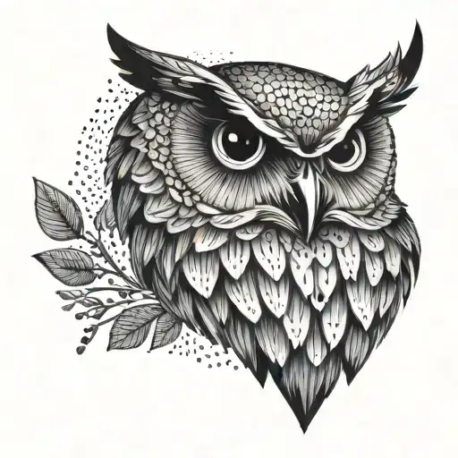 Owl With Letter